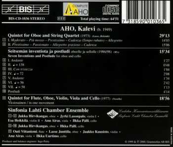 CD Kalevi Aho: Two Quintets 308165