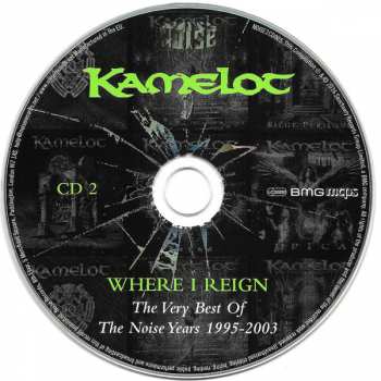 2CD Kamelot: Where I Reign - The Very Best Of The Noise Years 1995-2003 DIGI 194326