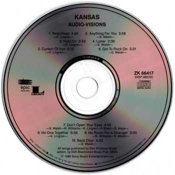 CD Kansas: Audio Visions