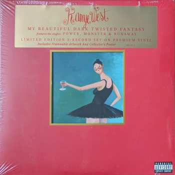 3LP Kanye West: My Beautiful Dark Twisted Fantasy LTD