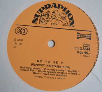 LP Kapitán Kid: No To Se Ví - Písničky Kapitána Kida