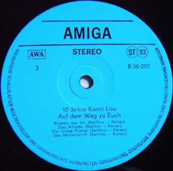 2LP Karat: 10 Jahre - Auf Dem Weg Zu Euch - Live (2xLP)