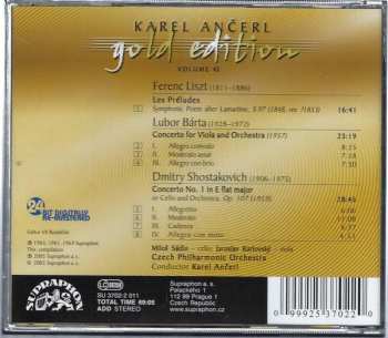 CD Karel Ančerl: Liszt: Les Préludes; Lubor Barta: Viola Concerto; Shostakovich: Cello Concerto No. 1 53429