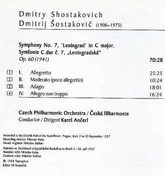 CD Karel Ančerl: Symphony No. 7 'Leningrad' 14370