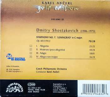 CD Karel Ančerl: Symphony No. 7 'Leningrad' 14370