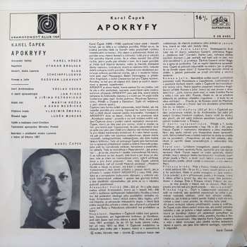 LP Karel Čapek: Apokryfy (RYCHLOST 16!!!) 43688