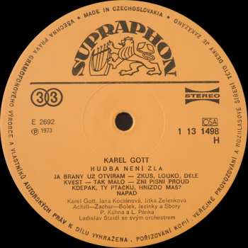 LP Karel Gott: Hudba Není Zlá 43031