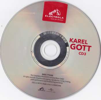 3CD/Box Set Karel Gott: Karel Gott 10922
