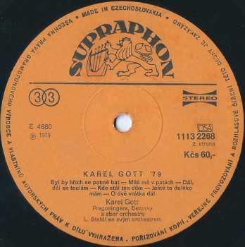 LP Karel Gott: Karel Gott '79 42712