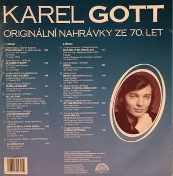 LP Karel Gott: Originální Nahrávky Ze 70. Let 1+2+3 (3xLP)