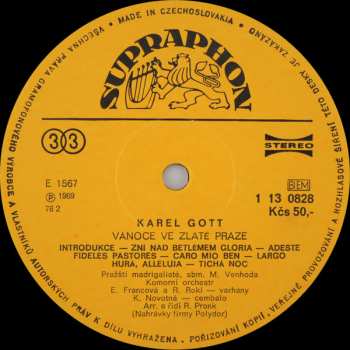 LP Karel Gott: Vánoce Ve Zlaté Praze 379253