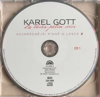 2CD Karel Gott: Za Lásku Pálím Svíci (Nejkrásnější Písně O Lásce 2) 41348