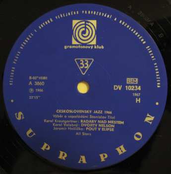 LP Karel Velebný: Československý Jazz 1966 300452