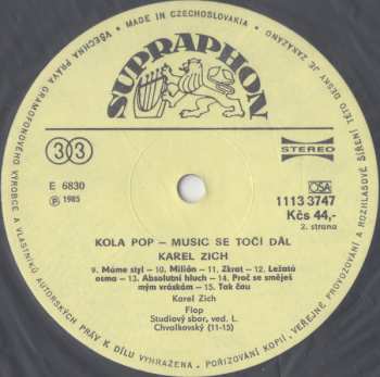 LP Karel Zich: Kola Pop-Music Se Točí Dál 493882