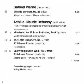 CD Karen Geoghegan: French Bassoon Works 296644