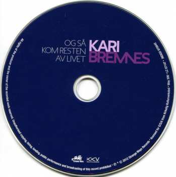 CD Kari Bremnes: Og Så Kom Resten Av Livet