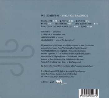 CD Kari Ikonen Trio: Wind, Frost & Radiation 116729