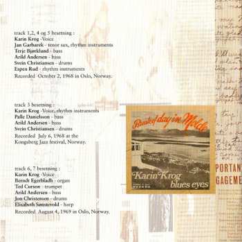 CD Karin Krog & Friends: Joy 391591