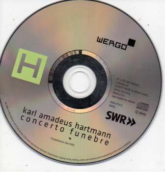 CD Karl Amadeus Hartmann: Concerto Funebre 254537