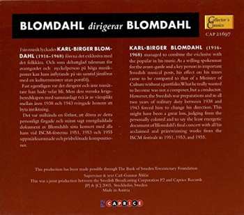 CD Karl-Birger Blomdahl: Blomdahl Dirigerar Blomdahl 534081