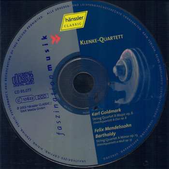 CD Felix Mendelssohn-Bartholdy: String Quartet B Major Op. 8 / String Quartet A Minor Op. 13