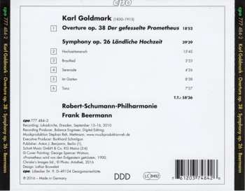 CD Karl Goldmark: Der Gefesselte Prometheus / Symphony Ländliche Hochzeit