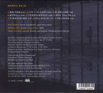 CD Karl Seglem: Nordic Balm 383812