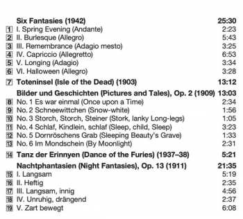 CD Karl Weigl: Isle Of The Dead / Six Fantasies / Pictures And Tales / Night Fantasies / Dance Of The Furies 173913