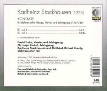 CD Karlheinz Stockhausen: Kontakte 187462