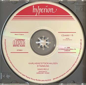 CD Karlheinz Stockhausen: Stimmung 113830