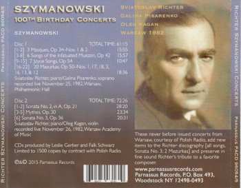 2CD Karol Szymanowski: 100th Birthday Concerts (Warsaw 1982) LTD 307670