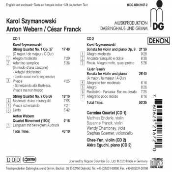 2CD Karol Szymanowski: Chamber Music 368653