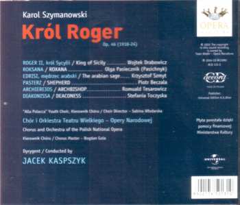 CD Karol Szymanowski: Krol Roger - Op. 46 (1918-24) 284897