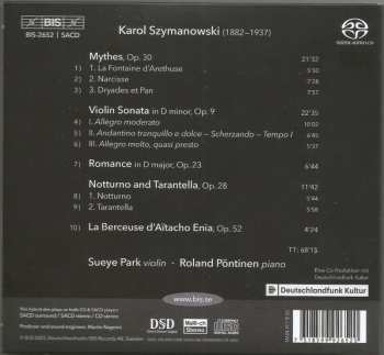 SACD Karol Szymanowski: Mythes; Music For Violin & Piano 463396