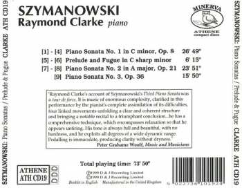 CD Karol Szymanowski: Sonatas 1, 2 & 3 / Prelude & Fugue 187928