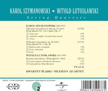 CD Karol Szymanowski: String Quartets 368664