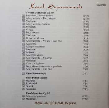 CD Karol Szymanowski: The Complete Mazurkas 190859
