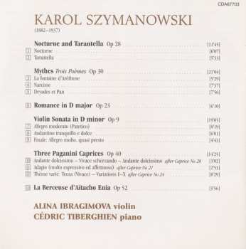 CD Karol Szymanowski: The Complete Music For Violin And Piano 347855
