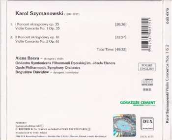 CD Karol Szymanowski: Violin Concertos Nos 1 & 2 315819