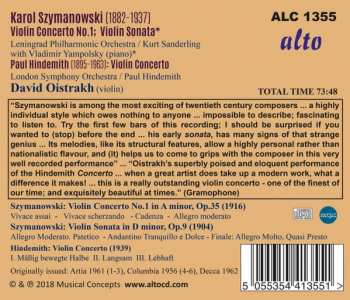 CD Karol Szymanowski: Violin Romantic 337430