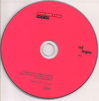 CD Karsten Riedel: Fool Of Love DIGI 148623