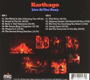 2CD Karthago: Live At The Roxy 99776