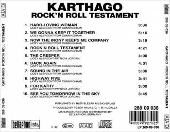 CD Karthago: Rock'n Roll Testament 116784