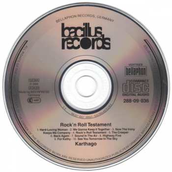 CD Karthago: Rock'n Roll Testament 116784