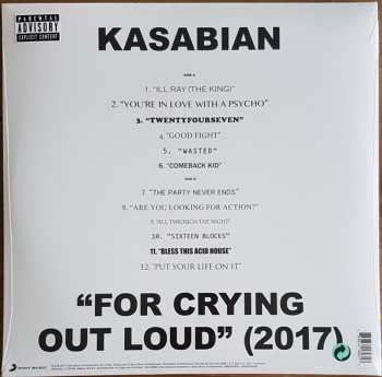 LP/CD Kasabian: For Crying Out Loud (2017) 13005