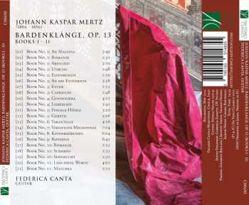 CD Kaspar Joseph Mertz: Bardenklänge, Op.13 (Books 1 - 11) 408871