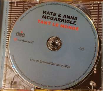 CD Kate & Anna McGarrigle: Tant Le Monde - Live in Bremen/Germany 2005 392168