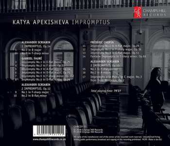 CD Katya Apekisheva: Impromptus 299908
