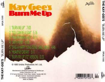 CD The Kay-Gees: Burn Me Up 375689
