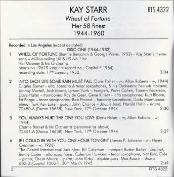 2CD Kay Starr: Wheel Of Fortune - Her 58 Finest 1944-1960 149587